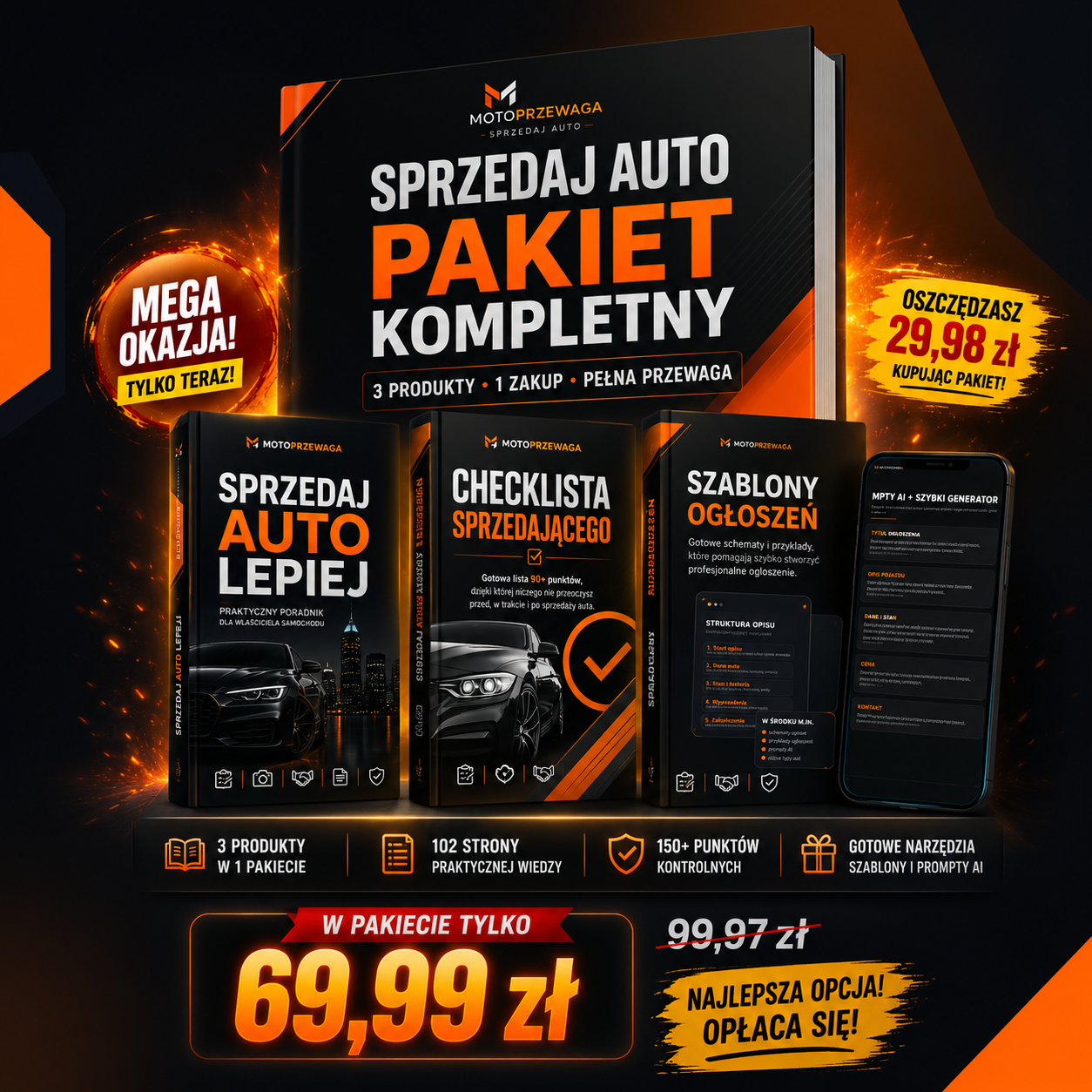Sprzedaj Auto — Pakiet Kompletny | MotoPrzewaga