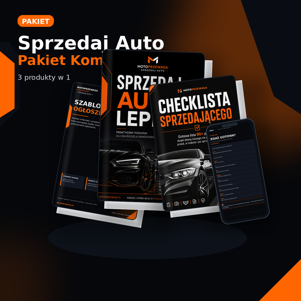 Sprzedaj Auto — Pakiet Kompletny | MotoPrzewaga